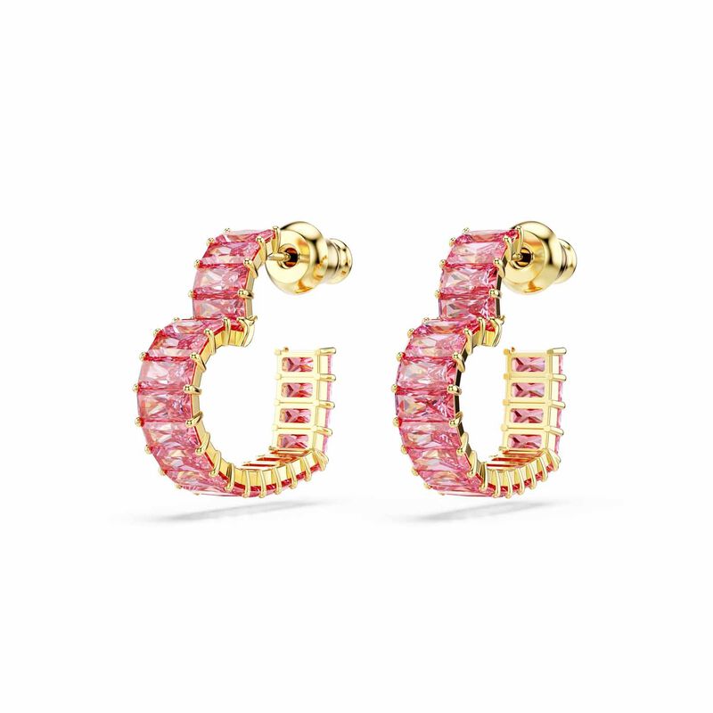 Swarovski Matrix Hoop Earrings image number 2